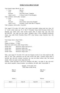 Cara Membuat Surat Perjanjian Jual Beli Tanah Yang Sah Panduan Lengkap Untuk Transaksi Aman Dan Legal